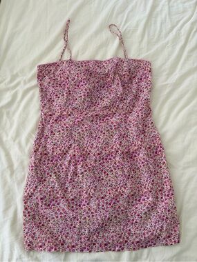 All That Jazz Pink Floral Mini Dress